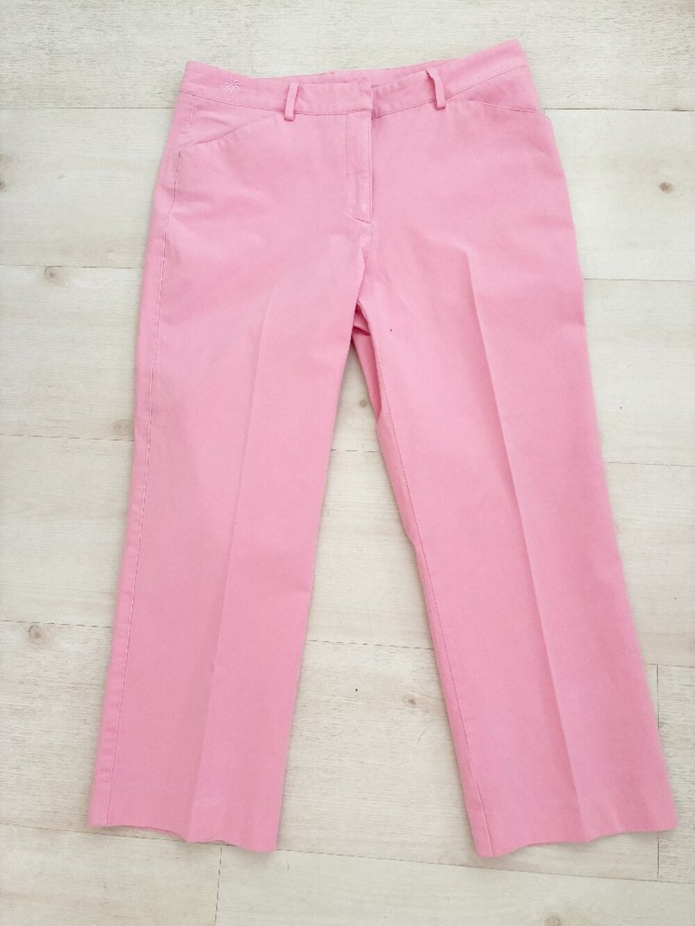 Lilly Pulitzer Nicole Cropped Pants Pink Size 8